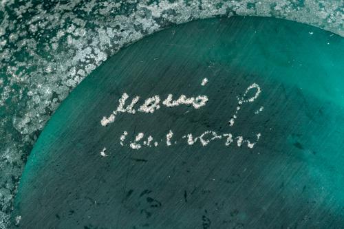 Cuenco y jarrón en Murano Scavo