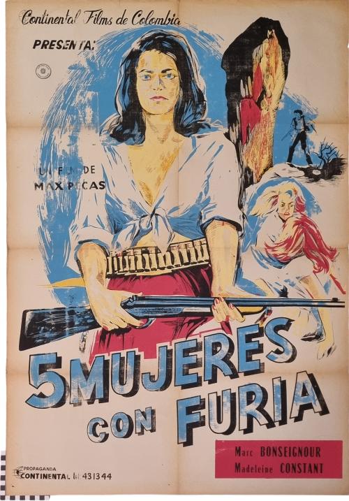 Continental Films de Colombia : 5 mujeres con furia