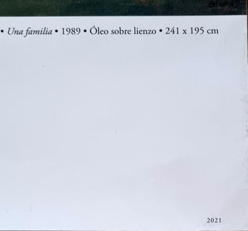 Botero: Una familia, 1989