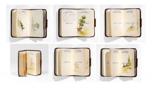 Libreta de estudios de paisajes