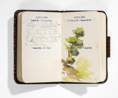 Libreta de estudios de paisajes