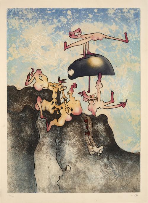 Roberto MattaChile, 1911 - Italia, 2002 : Feuilles Ouverte