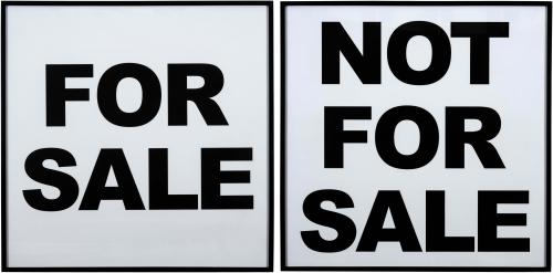 Alfredo JaarChile, 1956 : For Sale & Not For Sale