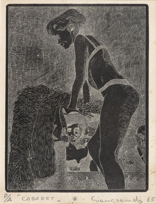 Umberto Giangrandi Italia, 1943 : Mirandosi allo specchio;