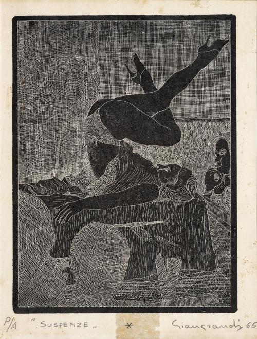 Umberto Giangrandi Italia, 1943 : Mirandosi allo specchio;