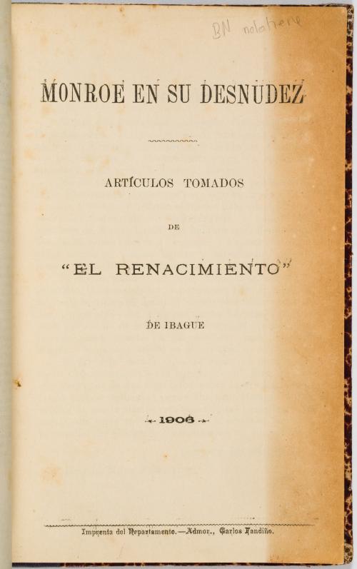 Miscelánea sobre la Doctrina Monroe