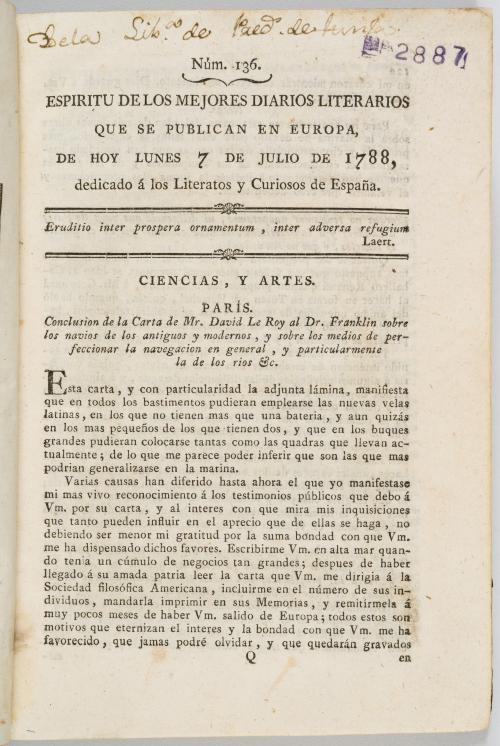 Espíritu de los mejores diarios literarios que se publican 