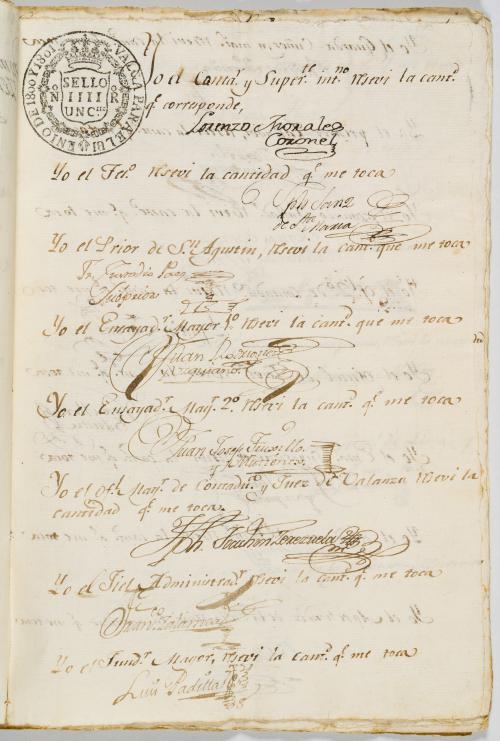 Saliquet y Negrete, Antonio : Coronel de los R Exercitas y 