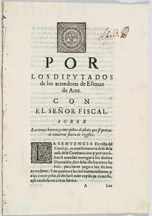 Alegato de los acreedores de Esteban de Arze en causa sobre