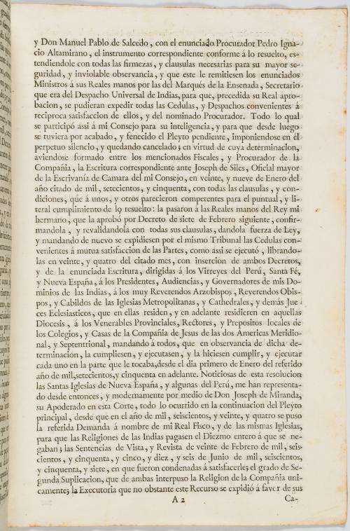 Real cédula de su magestad, en que declara nulo, de ningún 