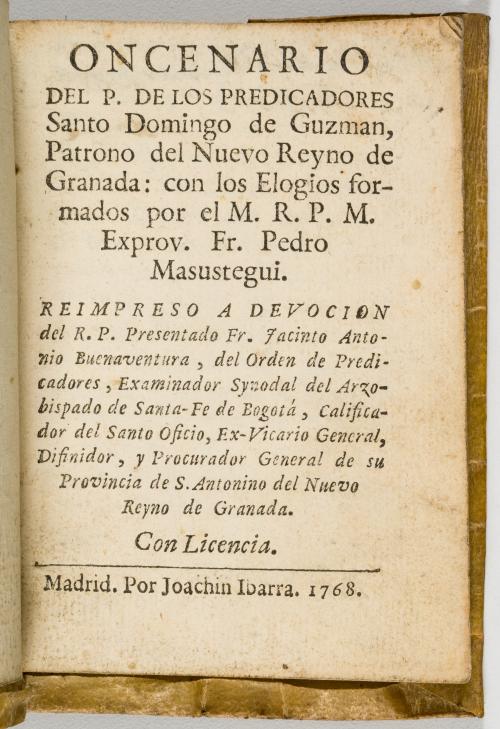 Colección de 8 libros religiosos relacionados con Bogotá y 