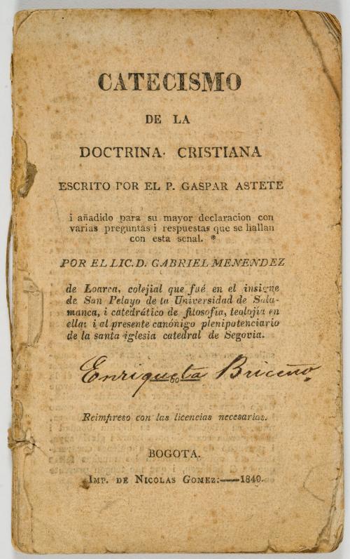 Colección de 8 libros religiosos relacionados con Bogotá y 