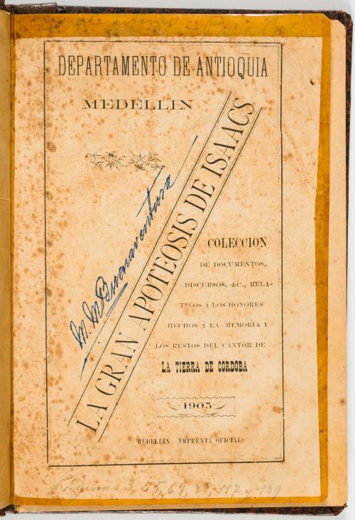Colección de libros y documentos colombianos siglo XIX y pr