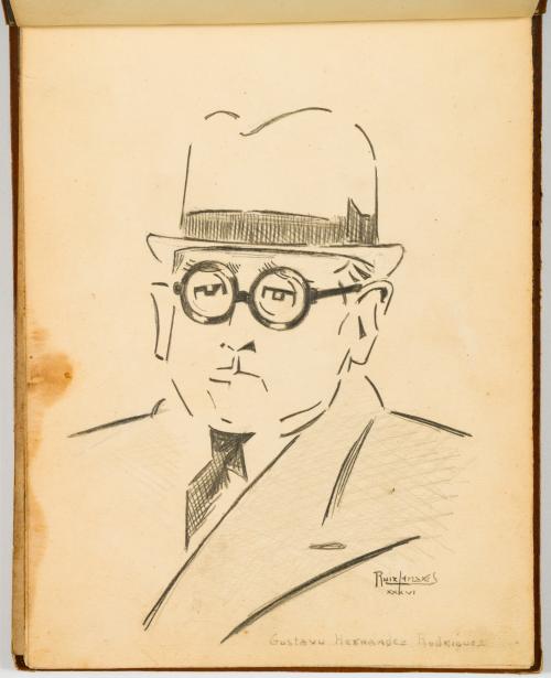 Ruiz Linares, Jorge : Álbum de caricaturas de profesores de