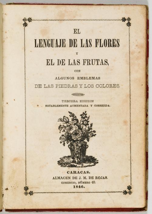 [4 vol.] El lenguaje de las flores y el de las frutas con a