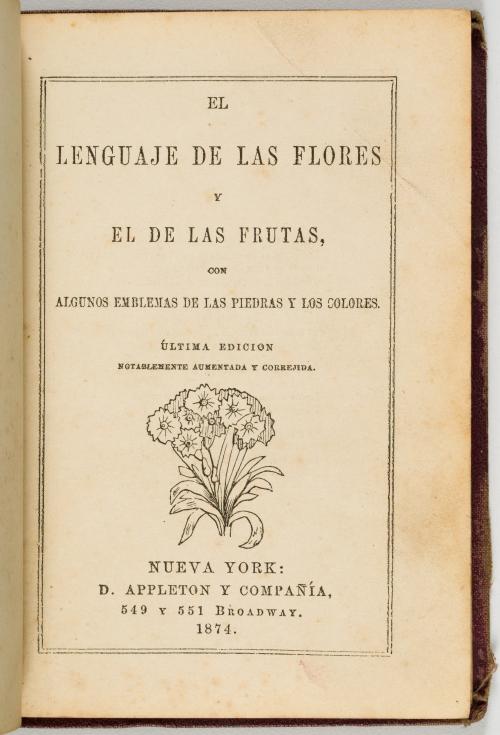 [4 vol.] El lenguaje de las flores y el de las frutas con a