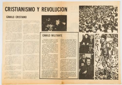 Revista Alternativa : Cartel de Camilo Torres: ejemplo de c