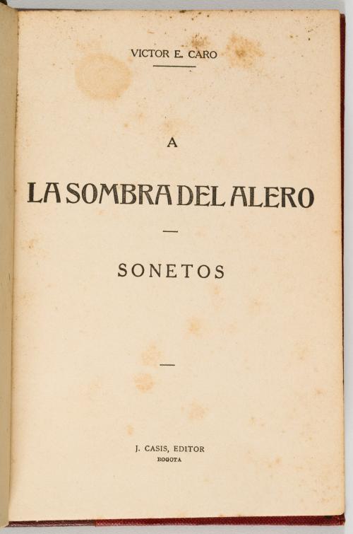 Conjunto de obras poéticas y literarias colombianas del sig