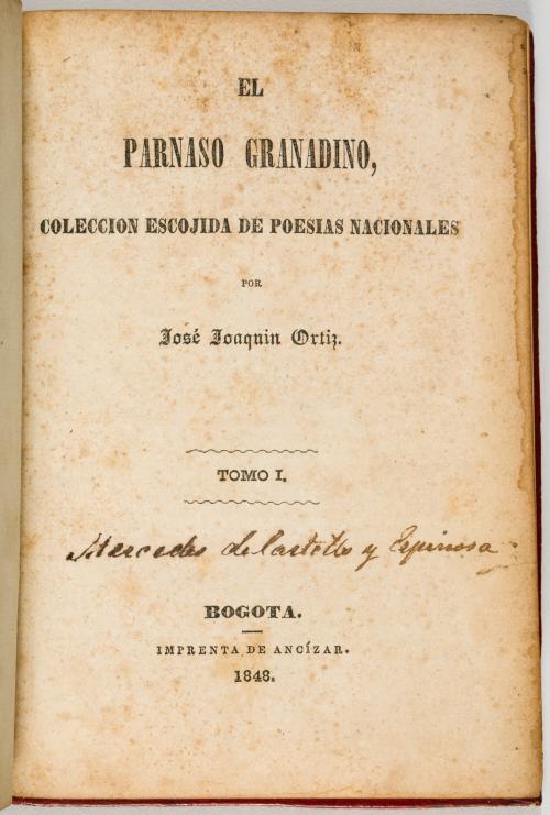 Conjunto de obras poéticas y literarias colombianas del sig