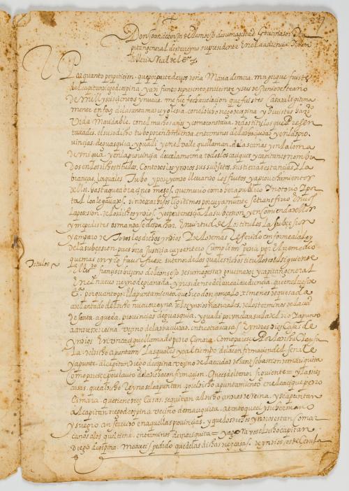 Borja, Juan de  : Sucesión de indios por encomienda otorgad