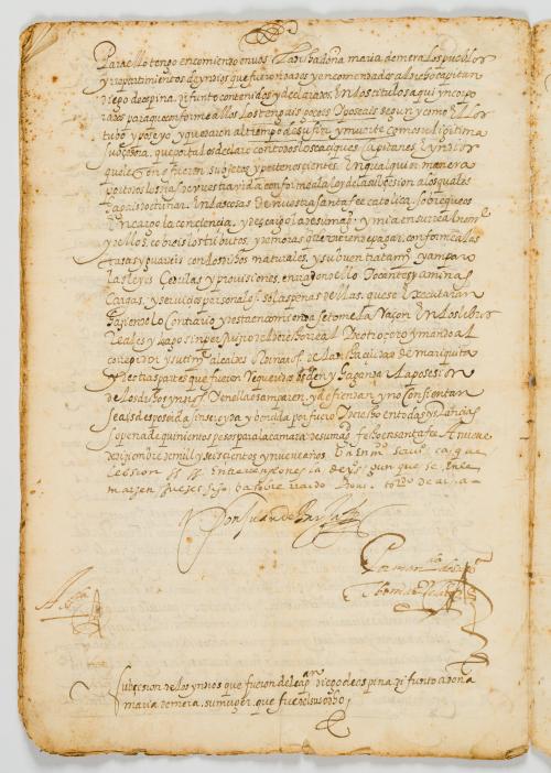 Borja, Juan de  : Sucesión de indios por encomienda otorgad