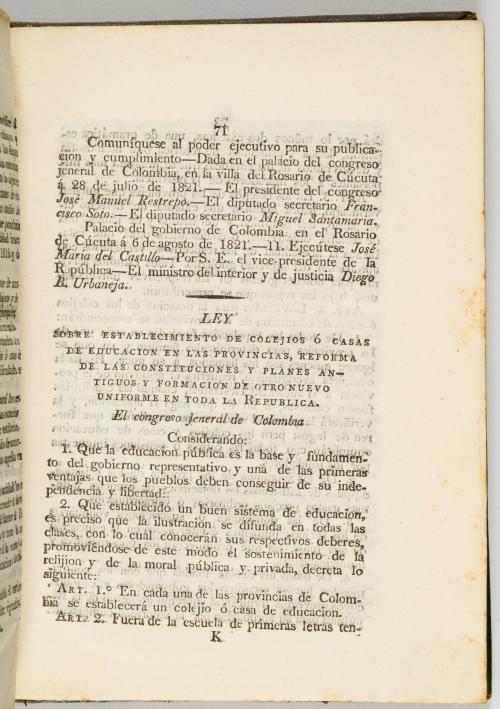 Cuerpo de leyes de la república de Colombia. Tomo I. Compre