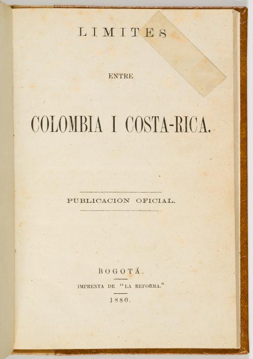 Borda, Francisco de Paula : [Panamá] Límites sobre Colombia