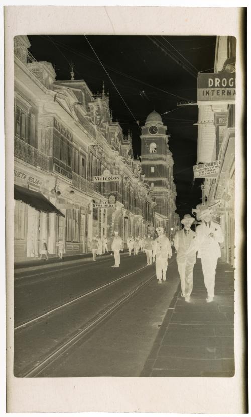 Fotografías en acetato de la Plaza de Bolívar