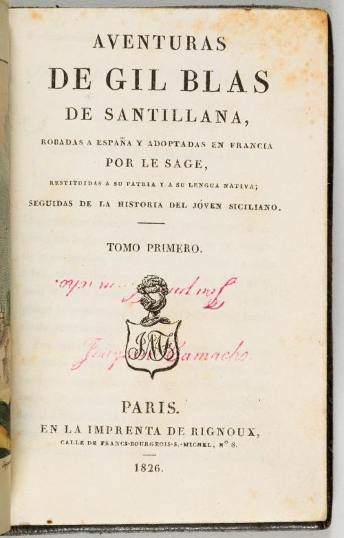 Le Sage, Alain René : Aventuras de Gil Blas de Santillana