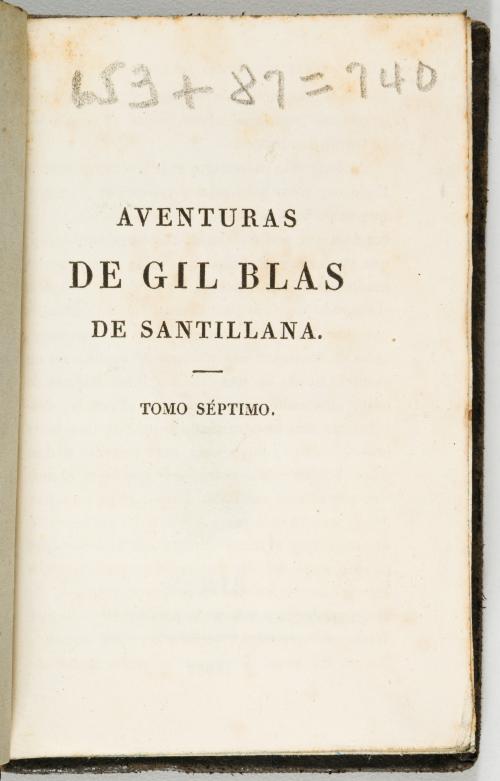 Le Sage, Alain René : Aventuras de Gil Blas de Santillana