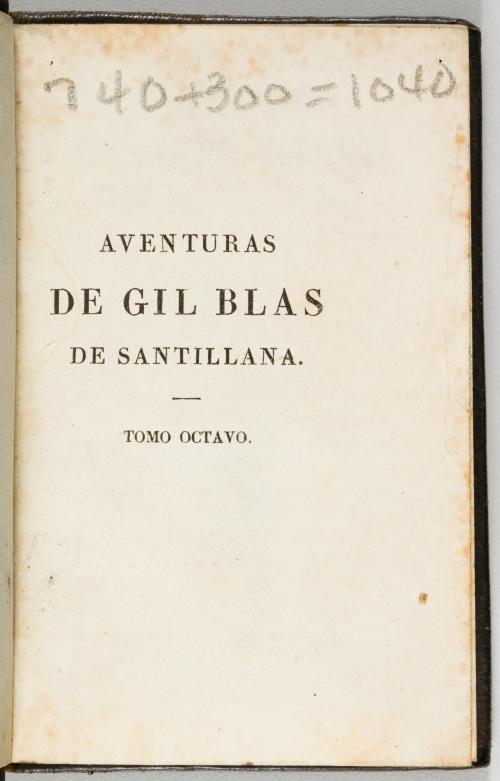 Le Sage, Alain René : Aventuras de Gil Blas de Santillana