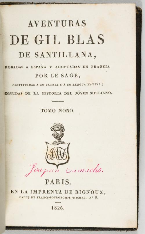 Le Sage, Alain René : Aventuras de Gil Blas de Santillana