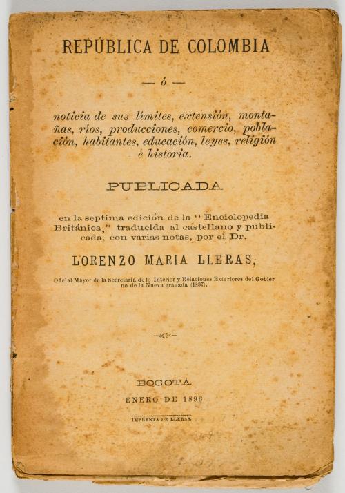 Colección de libros de geografía colombiana