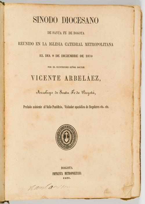 Colección documentos para la historia de Colombia. Siglo XIX
