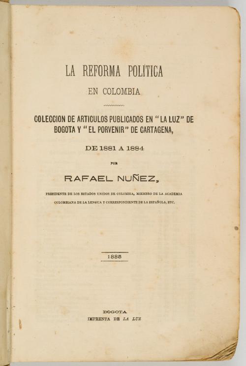 Colección documentos para la historia de Colombia. Siglo XIX