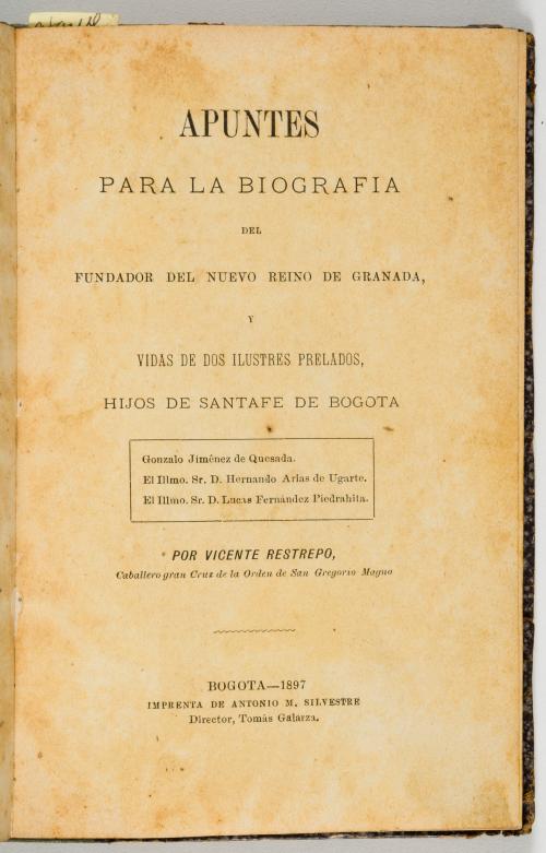 Colección documentos para la historia de Colombia. Siglo XIX