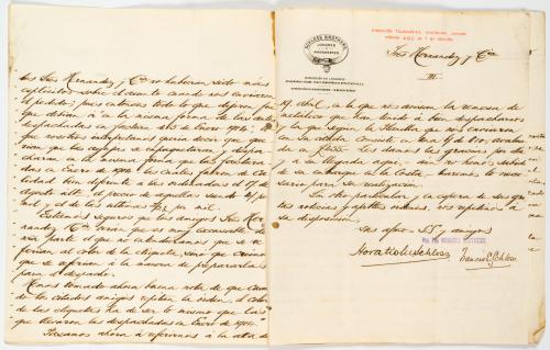 Schloss Brothers : Correspondencia entre Schloss Brothers y