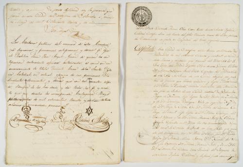 Escribanos en Cartagena : Expediente genealógico y sucesori