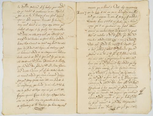 Segura y Santa Cruz, Melchor de  : Carta autógrafa de D. Me