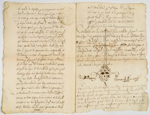 Segura y Santa Cruz, Melchor de  : Carta autógrafa de D. Me