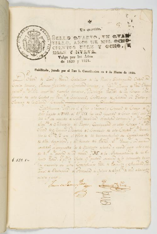 León y Páez, Juan de  : Certificaciones de la Real Contadur
