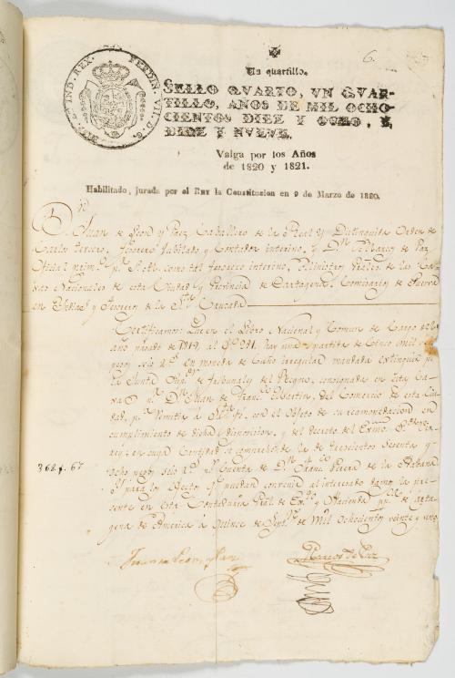 León y Páez, Juan de  : Certificaciones de la Real Contadur