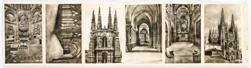 Colección de postales de ciudades y monumentos de Europa y 