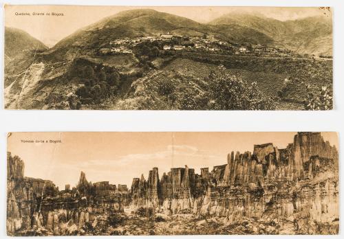 Colección de postales de vistas de Bogotá