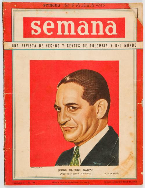 Revista Semana. Dedicada a Jorge Eliécer Gaitán