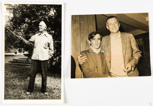 Fotografías de escritores: Gonzalo Arango, Eugene Evtuchenk