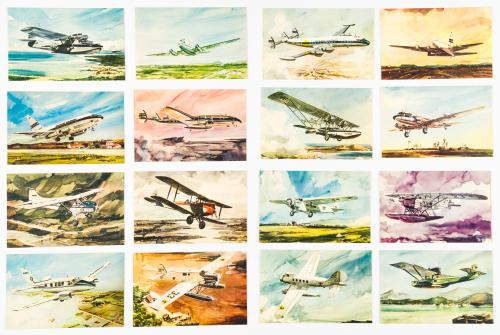 Colección de postales de Avianca