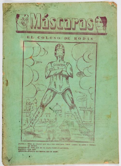 Luna, Miguel : Revista Mascaras. El coloso de Roda