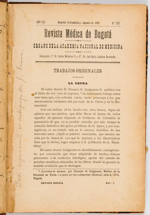 Triana, José Jerónimo : Miscelánea de ciencias, incluido: C