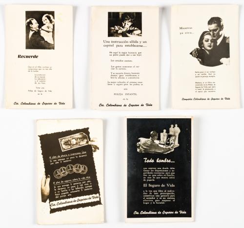 Colección de postales de Cia. Colombiana de Seguros de Vida